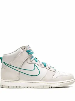 Кроссовки Dunk High SE First Use - Green Noise Nike, нейтральный 17251334 | нейтральные цвета