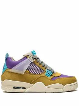Кроссовки x Union Air 4 Retro SP 30th Anniversary - Desert Moss Jordan, желтый 17042758 | желтый