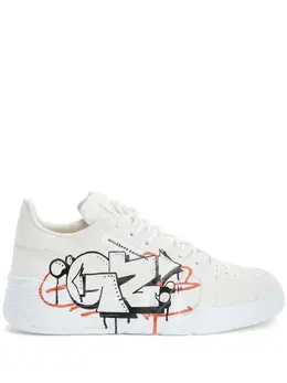 Кроссовки Talon с принтом Giuseppe Zanotti, белый 20104029 | белый