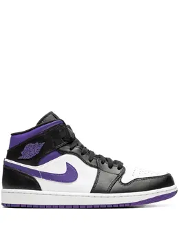 Кроссовки Air 1 Mid Dark Iris Jordan, белый 18555184 | белый
