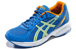 Кроссовки Maverick 2 мужские с низким верхом, синие/зеленые Asics t20xq-4289