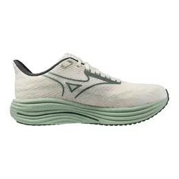 Беговые кроссовки WAVE RIDER 27 Mizuno, белый/зеленый a56100242 | blanco/verde