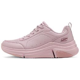 Низкие повседневные кроссовки женские розовые Skechers 117581-ros | pink