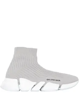 Кроссовки-носки Speed 2.0 Balenciaga, серый 16817564 | серый