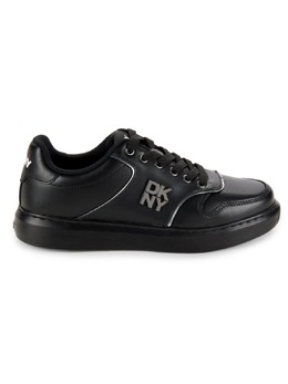 Низкие кожаные кроссовки Dkny, черный 0400022099359 | black