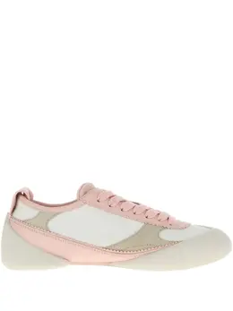 Кроссовки Flexion со шнуровкой и кожаными вставками Alexander McQueen, белый 31833076 | белый