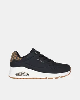 Женские кроссовки из кожи с воздушной камерой Skechers, черный a54740905 | negro