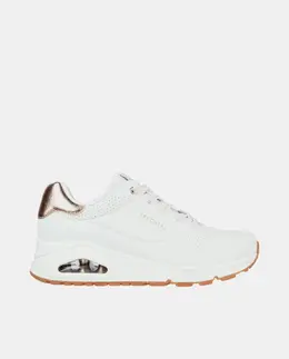 Женские кроссовки из кожи с воздушной камерой Skechers, белый a54739444 | blanco