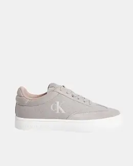 Женские кеды-лодочки из парусины Calvin Klein, светло-серый a52980498 | gris claro