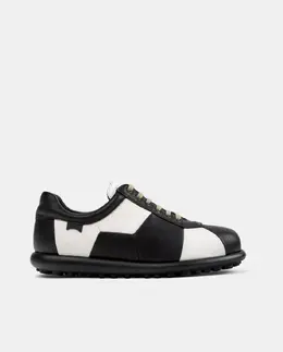 Женские кожаные кроссовки Pelotas Ariel Hella Twins со шнурками Camper, черный mp_0611830_k201786001 | negro