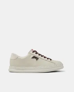 Женские кожаные кроссовки Runner Four со шнурками Camper, бежевый mp_0611830_k201855001 | beige
