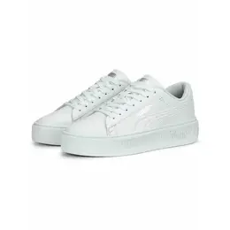 Кеды Puma Smash Platform v3, полнота F, размер 6 UK, белый 4610757776