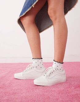 Кроссовки Vans Old Skool белого цвета 148871454 | white