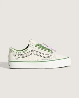Кроссовки Vans Premium Old Skool Charms кремового цвета 150975762 | cream