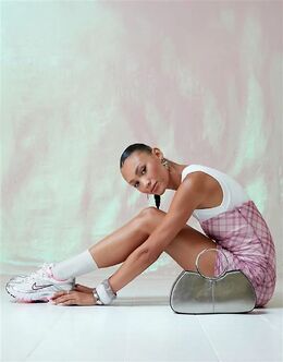 Кроссовки унисекс Nike Air Max Moto 2K белого и розового цветов 142394692 | white