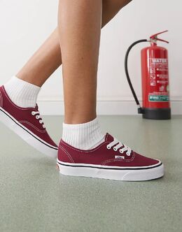 Кроссовки Vans Authentic Color Theory темно-розового цвета 142328166 | pink