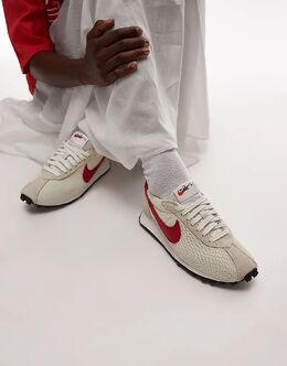 Кроссовки унисекс Nike LD-1000 в кремово-белом и красном цветах 142393885 | white