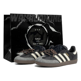 Кроссовки немецкой армии SAMBA OG, унисекс, низкие, серые Adidas, Black b75807(team113-美拉德s-box) | black