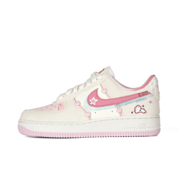 Nike Кроссовки для скейтбординга Air Force 1 с защитой от скольжения, женские, бежево-розовые hv5992-111(team186-洛丽塔) | beige pink
