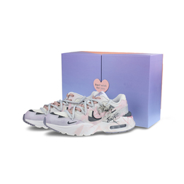 Nike Кроссовки Air Max Fusion Slip с низким верхом, повседневные, для бега по городу, женские, серо-розовые cj1671-105（team325-恋爱页面s-box） | light gray