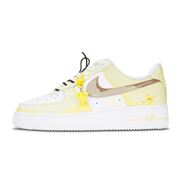Nike Кроссовки Air Force 1 Air Force 1, Butter Cheese, с антискользящим покрытием, износостойкие, низкие, женские, желтые dd8959-100(team1219-黄油芝士) | lemon