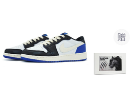 Jordan Баскетбольные кроссовки Air 1 Low Top Vintage, женские, сине-белые cz0858-140(team560-女款白色月牙) | white