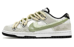 Nike Кроссовки для скейтбординга Dunk Wild Camellia, противоскользящие, износостойкие, низкие, женские, белые hv1800-101(team60-野山茶) | white