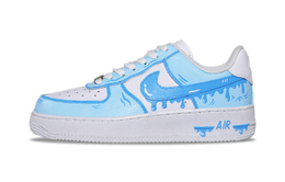 Nike Кроссовки Air Force 1 Tears Of The Sea с противоскользящим покрытием, износостойкие, низкие, для скейтбординга, женские, синие dd8959-100（team1176-海洋之泪） | blue