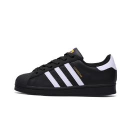 Adidas SUPERSTAR противоскользящие износостойкие низкие кроссовки для скейтбординга унисекс черные eg4959(team189-栖迟) | black