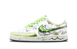 Nike Кроссовки Court Vision Green Meadow Chronicles с антискользящим покрытием, износостойкие, низкие, для скейтбординга, унисекс, белые, зеленые fv9952-101（team425-绿茵游记） | white green