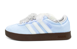 Adidas Кроссовки для скейтбординга VL COURT 2.0 Low Top, унисекс, светло-голубые js3003(team656-蓝梦浅吟) | light blue