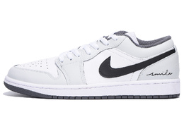 Баскетбольные кроссовки Air 1 Low Top Vintage, унисекс, светло-серые Jordan, Light Gray 553558-152(team拾伍-男女同款白灰三) | light gray