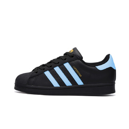 Adidas SUPERSTAR противоскользящие износостойкие низкие кроссовки для скейтбординга унисекс черные eg4959(team189-溯光) | black