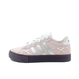 Adidas Низкие кроссовки для скейтбординга Daily 4.0, устойчивые к истиранию, унисекс, розовые, серебристые jr0080(tea641-粉银流光) | pink silver