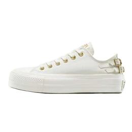 Женские кроссовки Chuck Taylor All Star Lift Platform Low с пряжкой Converse, Beige a11866c | beige