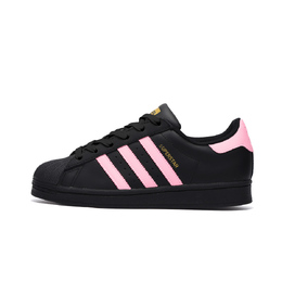 Adidas SUPERSTAR противоскользящие износостойкие низкие кроссовки для скейтбординга унисекс черные eg4959(team189-烬珀) | black