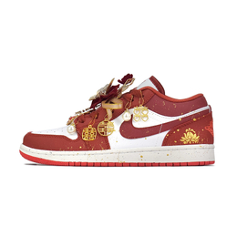 Jordan Баскетбольные кроссовки Air 1 Low Top Vintage, женские, красные fj3465-160（team462-花好月圆） | red