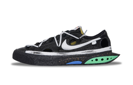 Nike OFF WHITE x Blazer Black Rock износостойкие низкие кроссовки для скейтбординга унисекс черные dh7863-001（team360-黑岩） | black