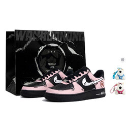 Nike Кроссовки для скейтбординга Air Force 1, унисекс, низкие, красные/белые cw2288-001(team1023-杀手s-box) | red black