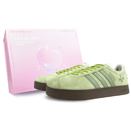 Adidas Кроссовки для скейтбординга VL Court 2.0, унисекс, низкие, зеленые/коричневые hq1802(team76-幸运四叶草s-box) | green brown