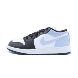 Jordan Баскетбольные кроссовки Air 1 Romantic Aura Low Top Vintage, женские, белые, синие 553560-131（team448-黑蓝） | white blue