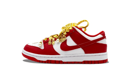 Nike Кроссовки для скейтбординга Dunk Low Top унисекс красные белые dd1873-116(team506-喜结良缘) | red white