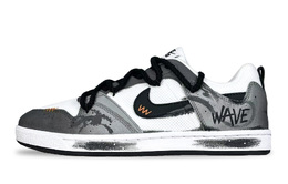 Nike SB Alleyoop Fairyland, Leisurely Journey, износостойкие низкие кроссовки для скейтбординга, унисекс, черно-белые cj0882-100(team257-逍遥游) | black white