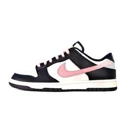 Nike Кроссовки для скейтбординга Dunk унисекс, низкие, черные/белые/розовые dd1391-100 (team924-树莓冰淇淋） | gradient pink