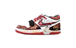 Nike Кроссовки для скейтбординга Billie Eilish X Air Alpha Force 88, унисекс, низкие, белые/красные dz6763-101（team855-赤影蛇马） | white red
