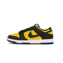 Nike Кроссовки для скейтбординга Dunk Bumblebee с противоскользящим покрытием, износостойкие, унисекс, черные, желтые, белые dd1503-101（team838-大黄蜂） | black yellow white