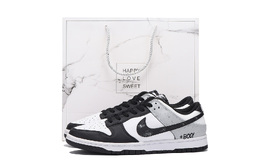 Nike Кроссовки для скейтбординга Dunk Coverage с противоскользящим покрытием и износостойкими подошвами, унисекс, черные hf5441-100(team拾伍-男女同款灰黑sbox) | black