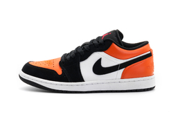 Jordan Баскетбольные кроссовки Air 1 Low Top Vintage Unisex Black White Orange hf3148-106(team1098-扣碎篮板) | orange