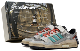 Adidas Кроссовки для скейтбординга FORUM Panda Prank, Street Runner, Gravity Slip, унисекс, серо-коричневые fy7757(teamh-男女款引力s-box) | gray brown