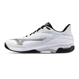 Mizuno Теннисные кроссовки WAVE EXCEED COURT с низким верхом, противоскользящие, износостойкие, легкие, унисекс, белые, черные 61ga251809 | white/black 61ga251809
